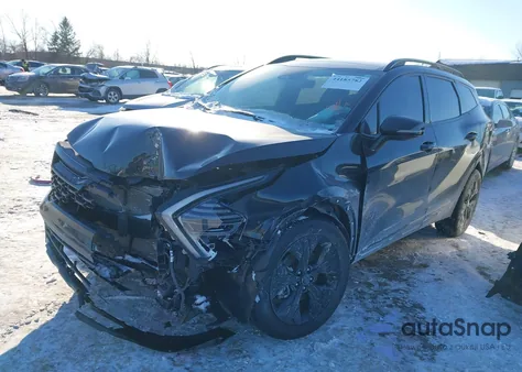 2025 Kia Sportage X-Line из США, поврежденный, VIN 5XYK6CDF2SG317914